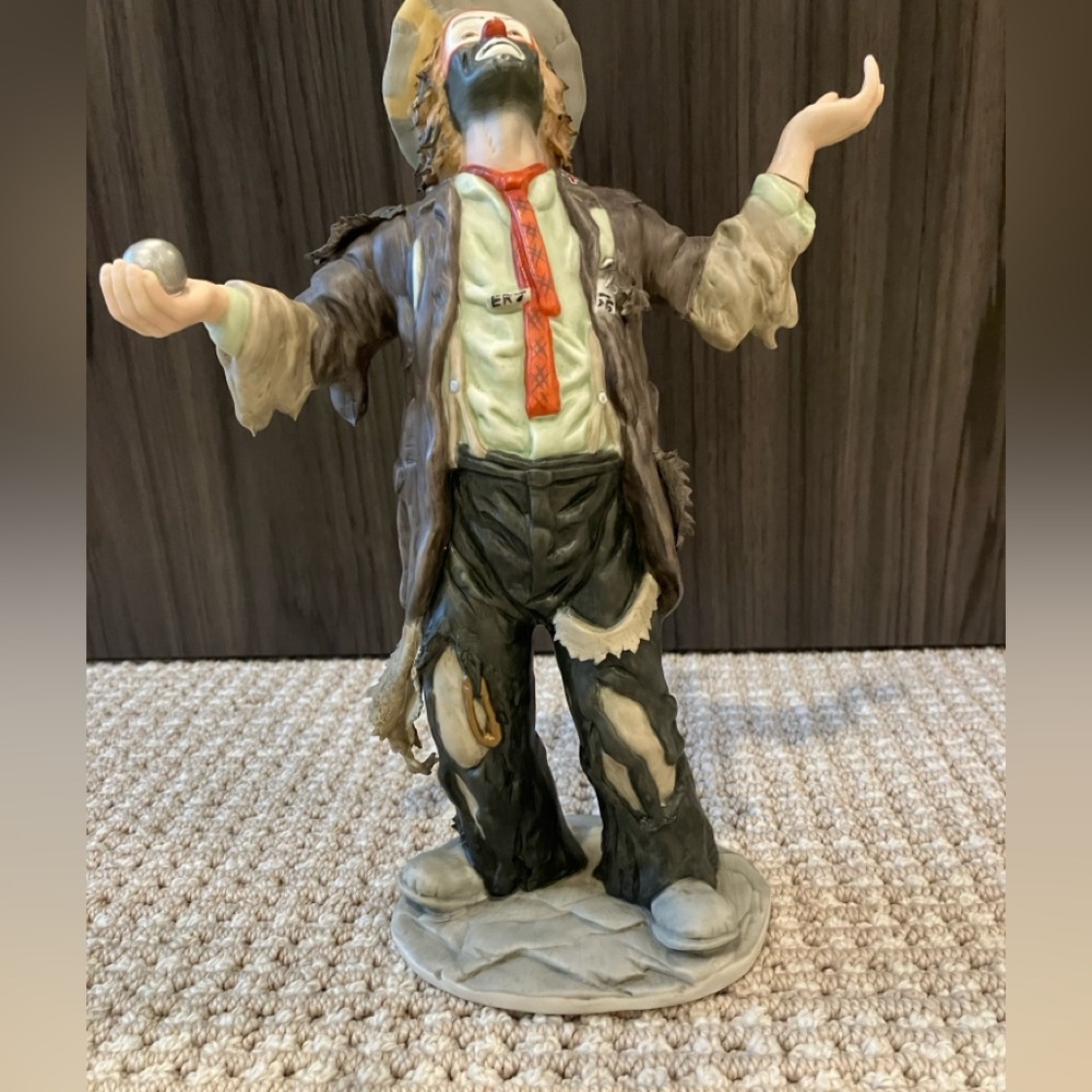 L.A.M.B. Clown Figurine in Black and Gray